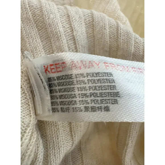 Free People Ribbed Knit Tank with Racerback, Size Small - Picture 10 of 10